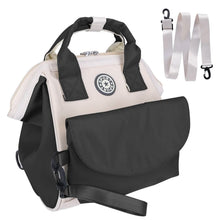 Load image into Gallery viewer, Multifunctional Diaper Changing Bag with 2 Insulated Pockets Commute Bag