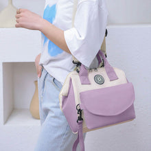 Load image into Gallery viewer, Multifunctional Diaper Changing Bag with 2 Insulated Pockets Commute Bag