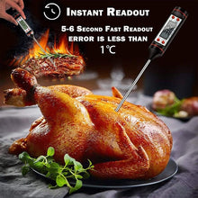 Load image into Gallery viewer, Multifunctional Digital Thermometer For BBQ Food Meat Cake Candy Bake Grill Ultra Fast Kitchen Thermometer with Hold & Calibration Digital Food Thermometer for BBQ Baking Candy Milk Temperature Cooking Thermometer Oven Kitchen Tools