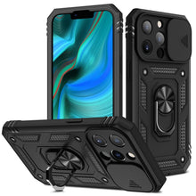 Load image into Gallery viewer, Multifunctional Heavy Duty Front and Back Full Body Shockproof Bumper Protection Cover Case For iPhone 13 12 11 Pro Max X Max 8 Plus Case Heavy Duty with Camera Rotate Kickstand Sturdy Shockproof Cover