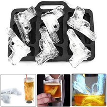 Load image into Gallery viewer, Multifunctional Ice Cube Maker Creative Silica Gel Gun Bullet Skull Shape Tray Mold Home Bar Party Cool Whiskey Wine Ice Cream Bar Tool