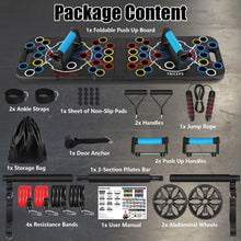 Load image into Gallery viewer, Multifunctional Push Up Board Home Strength Training Equipment with 15 Fitness Accessories