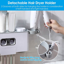 Load image into Gallery viewer, Multifunctional Wall Mount Toothbrush Organizer