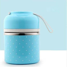 Load image into Gallery viewer, Multilayer Cute Thermal Lunch Box Stainless Steel Food Container