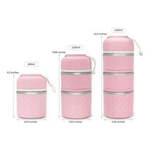 Load image into Gallery viewer, Multilayer Cute Thermal Lunch Box Stainless Steel Food Container