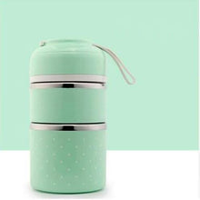 Load image into Gallery viewer, Multilayer Cute Thermal Lunch Box Stainless Steel Food Container