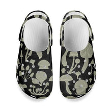 Load image into Gallery viewer, Mushroom Print Sandals Womens Summer Non-slip Hole Shoes Rubber Clogs Garden Beach Flat Slippers Trends Clogs For Women Slip Resistant Shoes