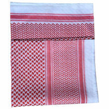 Load image into Gallery viewer, Muslim Hijab Man Multifunction Tactical Head Scarf Arabic Keffiyeh Wrap Bandana Military Plaid Shawl Shemagh Windproof Warmer Military Scarf Muslim Hijab Unisex Scarves Tassel Desert Arab Keffiyeh Shawl Scarf Military Shemagh