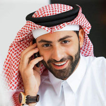 Load image into Gallery viewer, Muslim Hijab Man Multifunction Tactical Head Scarf Arabic Keffiyeh Wrap Bandana Military Plaid Shawl Shemagh Windproof Warmer Military Scarf Muslim Hijab Unisex Scarves Tassel Desert Arab Keffiyeh Shawl Scarf Military Shemagh