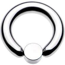 Load image into Gallery viewer, 6G 1/2 Clear Gem 6mm Disc BCR Captive Ring