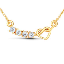 Load image into Gallery viewer, 0.24 Carat Genuine Aquamarine .925 Sterling Silver Necklace