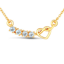 Load image into Gallery viewer, 0.30 Carat Genuine Blue Topaz .925 Sterling Silver Necklace