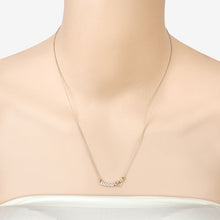 Load image into Gallery viewer, 0.30 Carat Genuine Blue Topaz .925 Sterling Silver Necklace