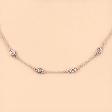 Load image into Gallery viewer, 1.62 Carat Genuine Morganite .925 Sterling Silver Necklace