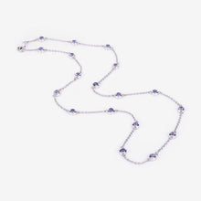Load image into Gallery viewer, 1.80 Carat Genuine Tanzanite .925 Sterling Silver Necklace