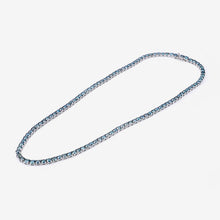 Load image into Gallery viewer, 33.24 Carat Genuine Blue Diamond 14K White Gold Necklace