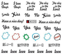 Load image into Gallery viewer, Nail Art Water Transfer Stickers Anime Mouse Animal Kid slider adhesive Watermark Decals Women Beauty Wedding Nails Decal Self-Adhesive 3D Wave Design Decoration for Women Girls Art Stickers Decal Decoration Metallic Curve Strip Line Nail