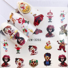 Load image into Gallery viewer, Nail Art Water Transfer Stickers Anime Mouse Animal Kid slider adhesive Watermark Decals Women Beauty Wedding Nails Decal Self-Adhesive 3D Wave Design Decoration for Women Girls Art Stickers Decal Decoration Metallic Curve Strip Line Nail