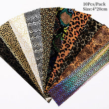 Load image into Gallery viewer, Nail Foils Fall Design Maple Leaves Flower Golden Nail Sliders Snake Leopard Decor Paper Nail Art Sticker Set Decals for Women Nail Decorations Accessories Metal Curve Stripe Lines Design Letter Nail Sticker Adhesive Decoration