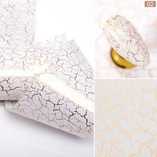 Load image into Gallery viewer, Nail Foils Marble Flower Series Iridescent Nail Art Transfer Sticker Paper Slider Nail Water Decal Design Manicures Decorations Art Manicures Decoration New Gold Nail Transfer Foils for Nail Arts Nails Supply Holographic Effect Nail Art Foil Stickers Hol
