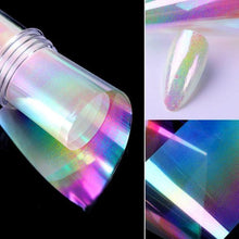 Load image into Gallery viewer, Nail Foils Marble Flower Series Iridescent Nail Art Transfer Sticker Paper Slider Nail Water Decal Design Manicures Decorations Art Manicures Decoration New Gold Nail Transfer Foils for Nail Arts Nails Supply Holographic Effect Nail Art Foil Stickers Hol