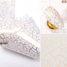Load image into Gallery viewer, Nail Foils Marble Series Nail Art Transfer Sticker Paper Gold Line Foils Bright Marble Design Decoration Marble Nail Art Stickers Water Transfer Nail Decals Full Wraps Gradient Acrylic Nail Kits for Women Manicure Decoration Accessories