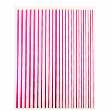 Load image into Gallery viewer, Nail Strip Stickers Black Gold Rose Gold Silver Metal Strip Tape Nail Art Adhesive Foil Tips Nail Sticker Decals Metallic Curve Strip Line Nail Decal Self-Adhesive 3D Wave Design Decoration for Women Girls Tape Nail Art Stickers Decal Decoration