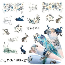 Load image into Gallery viewer, Nail Watermark Decals Sexy lips Middle finger Sexy girl Water Transfer Slider Russia Words Manicure Tattoos Sliders For Manicure Women Kids Girls Manicure Decoration Nail Art Supplies 3D Self-Adhesive Nail Decals Designer Nail Stickers for Acrylic Nails
