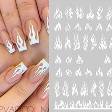 Load image into Gallery viewer, Nails Sticker Money Dollar Wealthy Rich Style Nail Art Stickers Decals Manicure Tip Decal Self Adhesive Acrylic Tips Tool Acrylic Engraved Nail Sticker Nail Art Decoration Self-Adhesive Nail Art Decoration French Black and White Lace Retro Flower