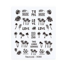 Load image into Gallery viewer, Nails Sticker Nail Art Decorations Flowers Leaves Decals Water Transfer Sliders Woman Face Fruit Foil Manicures Wraps Water Transfer Nail Decals Sticker For Pretty Girl Self-Adhesive Nail Decals Designer Nail Stickers for Acrylic Decal