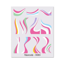 Load image into Gallery viewer, Nails Sticker Nail Art Decorations Flowers Leaves Decals Water Transfer Sliders Woman Face Fruit Foil Manicures Wraps Water Transfer Nail Decals Sticker For Pretty Girl Self-Adhesive Nail Decals Designer Nail Stickers for Acrylic Decal