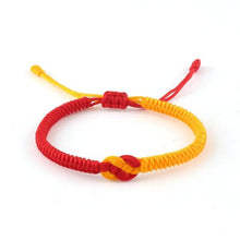 Load image into Gallery viewer, National Style Lucky Red String Bracelet Handmade Braided Knot Charm Bracelets For Women Men Red Bracelet Protection Red Cord Bracelet Adjustable Braided Knot Bracelet