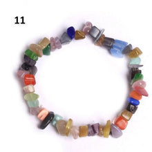 Load image into Gallery viewer, Natural Lucky Stone Beads Bracelet Multiple Colors Bracelets Beautiful Crystal Bracelets Natural Gemstone Crystal Stretch Bracelets Distance Energy Bracelet For Women Girls