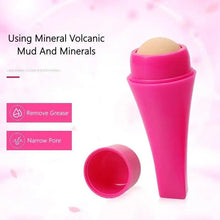 Load image into Gallery viewer, Natural Reusable Oil Resistant Facial Tool Roller Oil Control Rolling Stone Women Makeup Face Skin Care Tool Facial Cleaning Oil Absorption Roller On Ball Suitable for Traveling At Home Or Going Conduct For Facial Massage