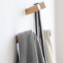 Load image into Gallery viewer, Natural Wood Clothes Hanger Wall Mounted Coat Hook Decorative Key Holder Hat Scarf Handbag Storage Hanger Bathroom Rack New Simple Modern Solid Wood Hook Wall Hanging Decoration