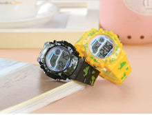 Load image into Gallery viewer, Navy Blue Camouflage Kids Watches LED Colorful Flash Digital Waterproof Date Week Creative Children Watch Sport Multi Function 30M Waterproof LED Alarm Stopwatch Digital Child Wristwatch For Boy Girl