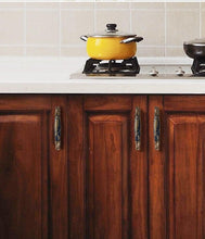 Load image into Gallery viewer, Navy Blue Ceramic Door Handles European Antique Furniture Handles Drawer Pulls Kitchen Cabinet Knobs And Handles Entry Door Handle With Door Lever For Right And Left Sided Doors