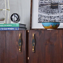 Load image into Gallery viewer, Navy Blue Ceramic Door Handles European Antique Furniture Handles Drawer Pulls Kitchen Cabinet Knobs And Handles Entry Door Handle With Door Lever For Right And Left Sided Doors