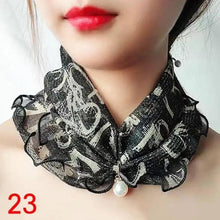 Load image into Gallery viewer, Neck Collars Fashion Scarves for Women And Girls Print Satin Silk Scarf Female Bandana Head Bib Scarfs For Ladies
