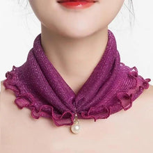 Load image into Gallery viewer, Neck Collars Fashion Scarves for Women And Girls Print Satin Silk Scarf Female Bandana Head Bib Scarfs For Ladies