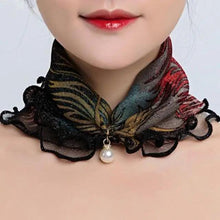 Load image into Gallery viewer, Neck Collars Fashion Scarves for Women And Girls Print Satin Silk Scarf Female Bandana Head Bib Scarfs For Ladies