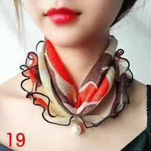 Load image into Gallery viewer, Neck Collars Fashion Scarves for Women And Girls Print Satin Silk Scarf Female Bandana Head Bib Scarfs For Ladies