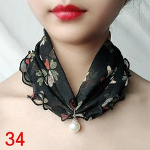 Load image into Gallery viewer, Neck Collars Fashion Scarves for Women And Girls Print Satin Silk Scarf Female Bandana Head Bib Scarfs For Ladies