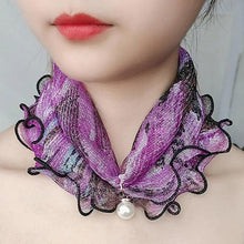 Load image into Gallery viewer, Neck Collars Fashion Scarves for Women And Girls Print Satin Silk Scarf Female Bandana Head Bib Scarfs For Ladies