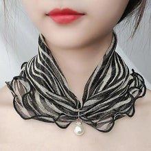 Load image into Gallery viewer, Neck Collars Fashion Scarves for Women And Girls Print Satin Silk Scarf Female Bandana Head Bib Scarfs For Ladies