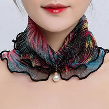 Load image into Gallery viewer, Neck Collars Fashion Scarves for Women And Girls Print Satin Silk Scarf Female Bandana Head Bib Scarfs For Ladies