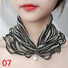 Load image into Gallery viewer, Neck Collars Fashion Scarves for Women And Girls Print Satin Silk Scarf Female Bandana Head Bib Scarfs For Ladies