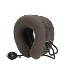 Load image into Gallery viewer, Neck Pillow Home Office Travel Pillow 3-layered Air Inflatable Vertebra Auxiliary Tools Neck Support Assistant Pillow Travel Pillow 3-layered Air Inflatable Vertebra Auxiliary Tools Neck Support Assistant Pillow Air Adjustable and Inflatable Neck