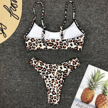 Load image into Gallery viewer, Neon Yellow Green Swimsuit Women Push Up Padded Micro Bikini Summer Beach Bathing Suit Beach Swimwear Women's Scoop Neck Cut Out Front Lace Up Back High Cut One Piece Swimsuit