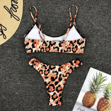 Load image into Gallery viewer, Neon Yellow Green Swimsuit Women Push Up Padded Micro Bikini Summer Beach Bathing Suit Beach Swimwear Women's Scoop Neck Cut Out Front Lace Up Back High Cut One Piece Swimsuit